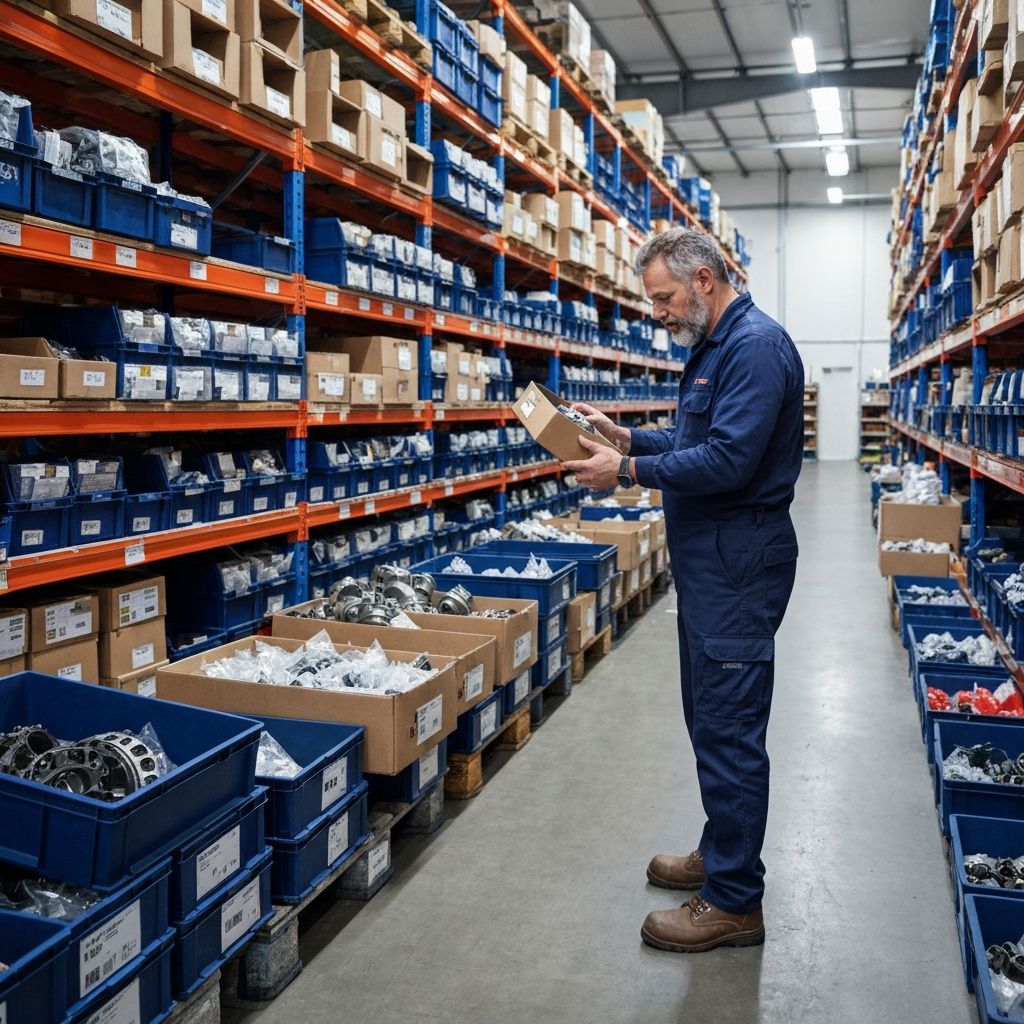 Parts warehouse operations